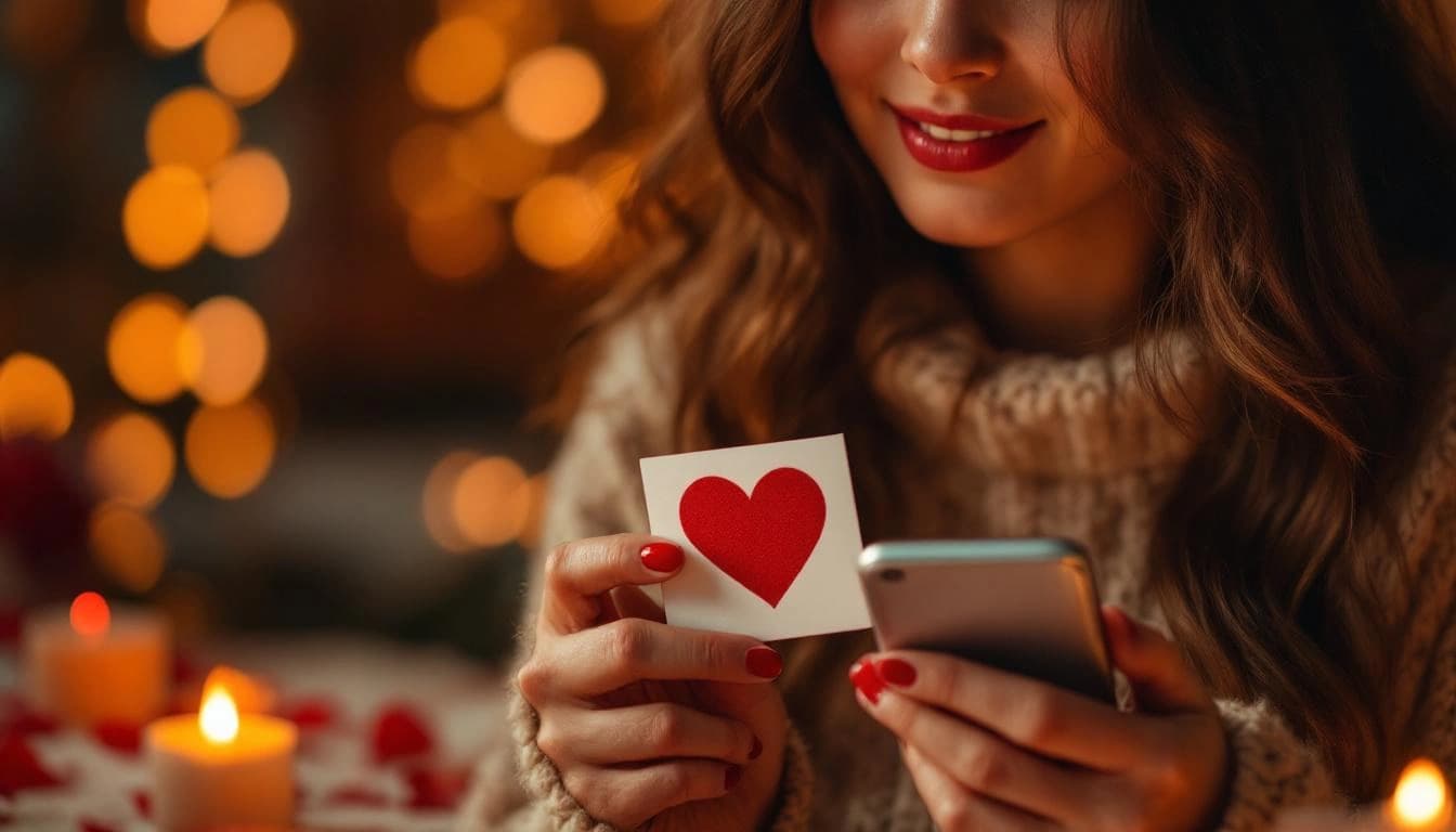 presente digital para namorada com qr code em formato de coração